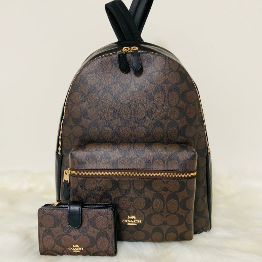 ⚜Coach Charlie Backpack
and Wallet Set - Picture 1 of 12